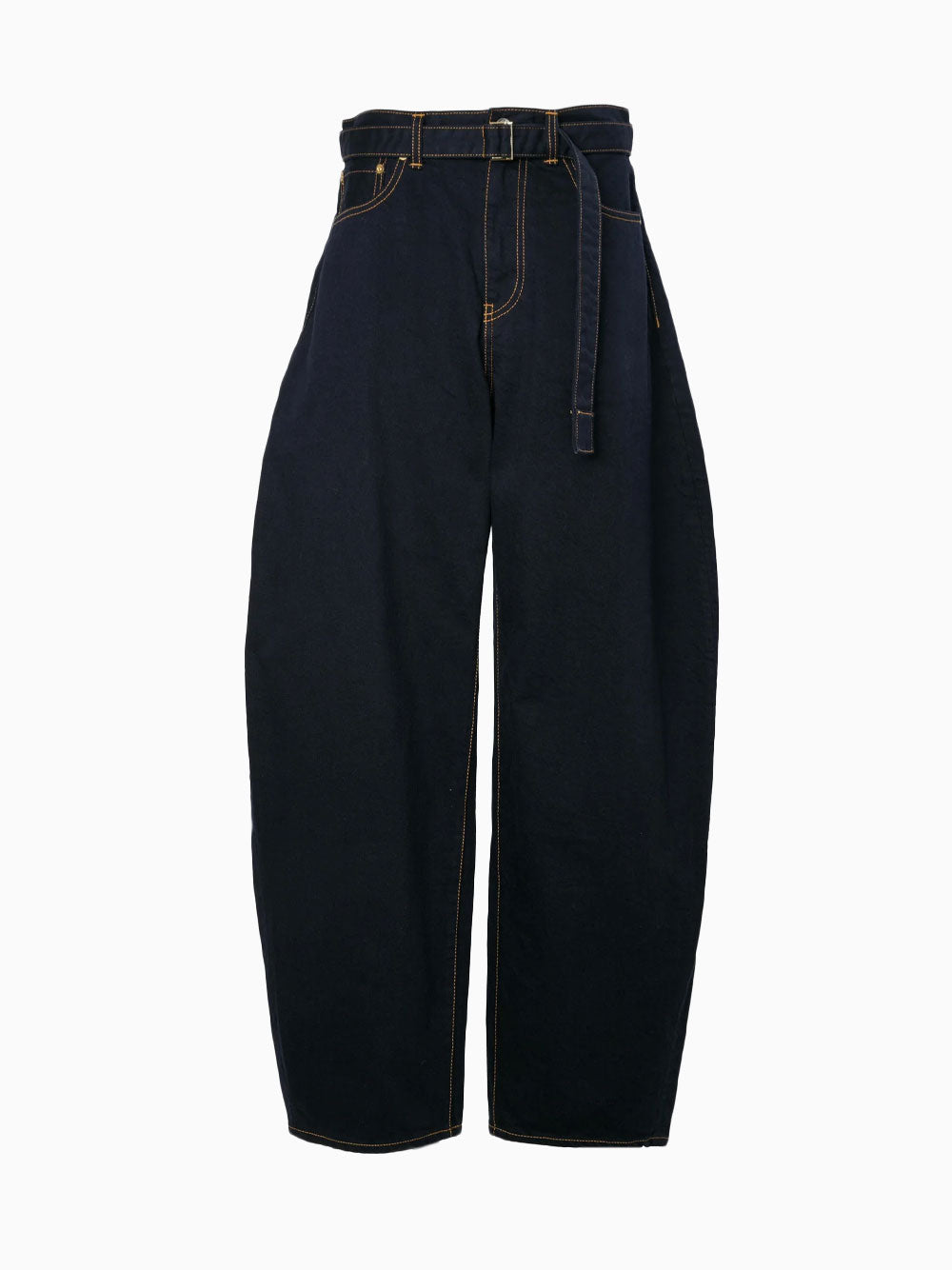 Belted jeans