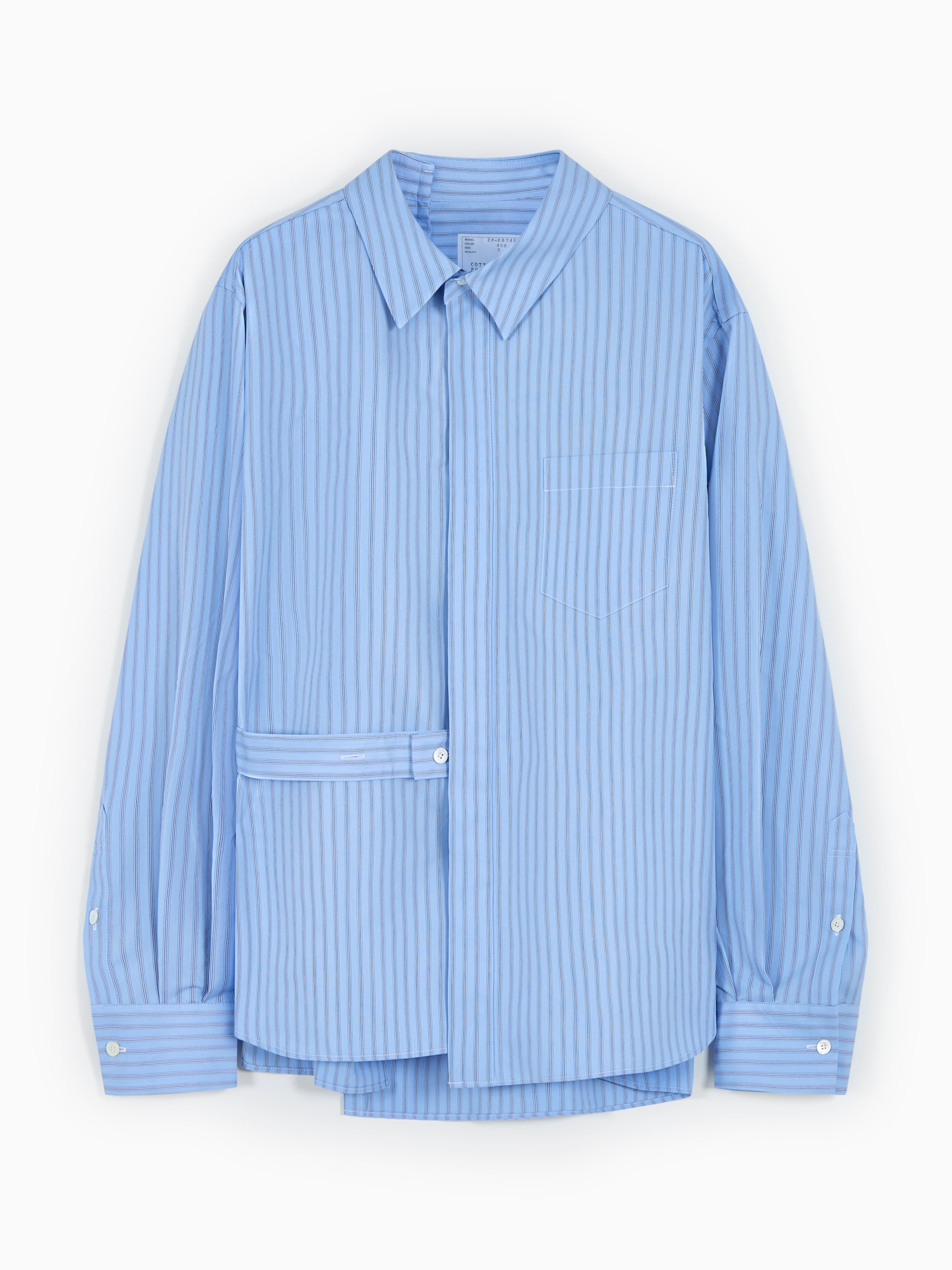 sacai 21aw Cotton Poplin Shirt ドッキング シャツ Poplin shirt | Sacai | OTTODISANPIETRO