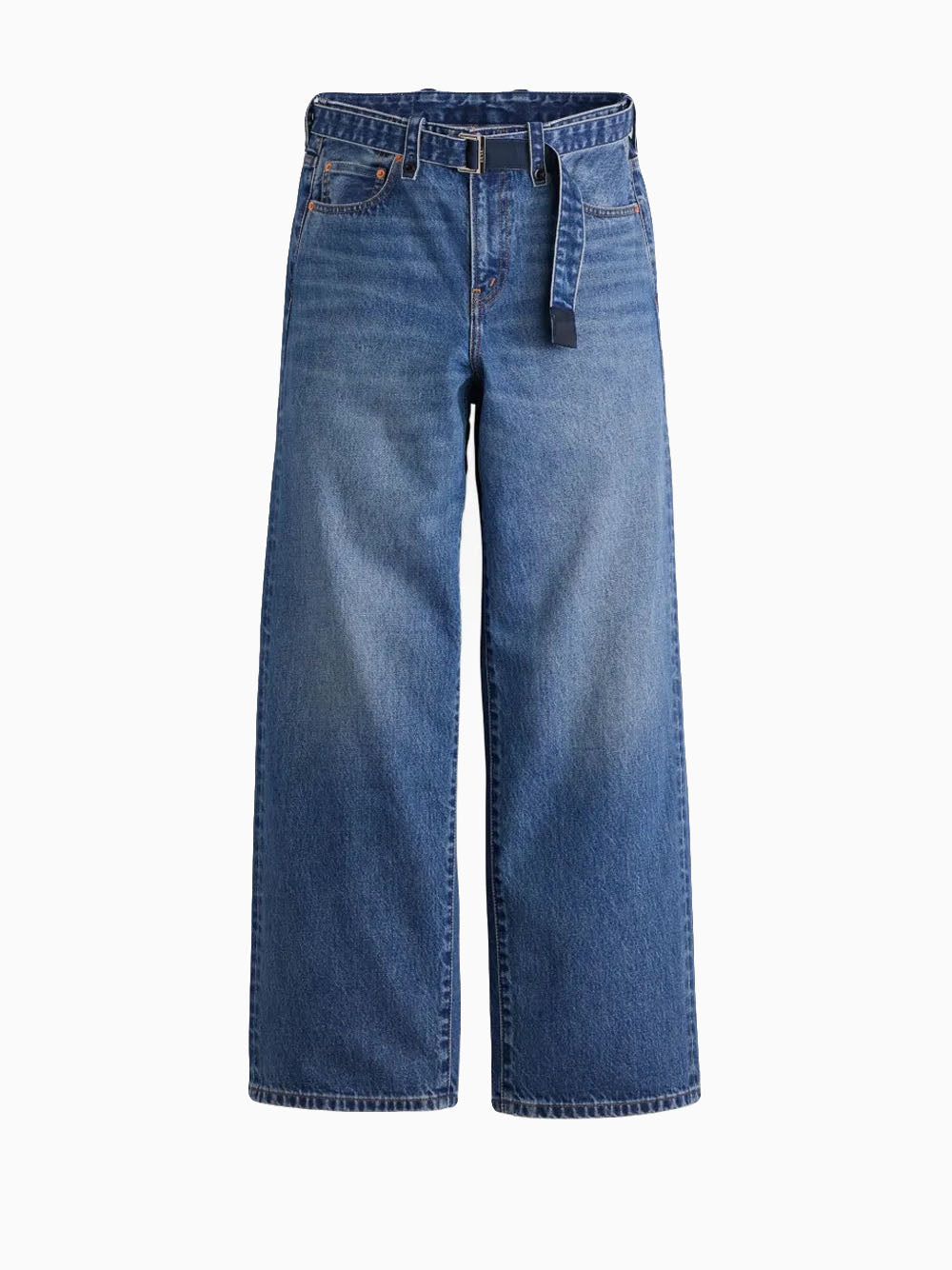 Belted jeans