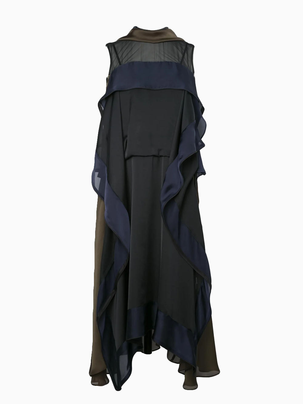 Satin x Chiffon dress