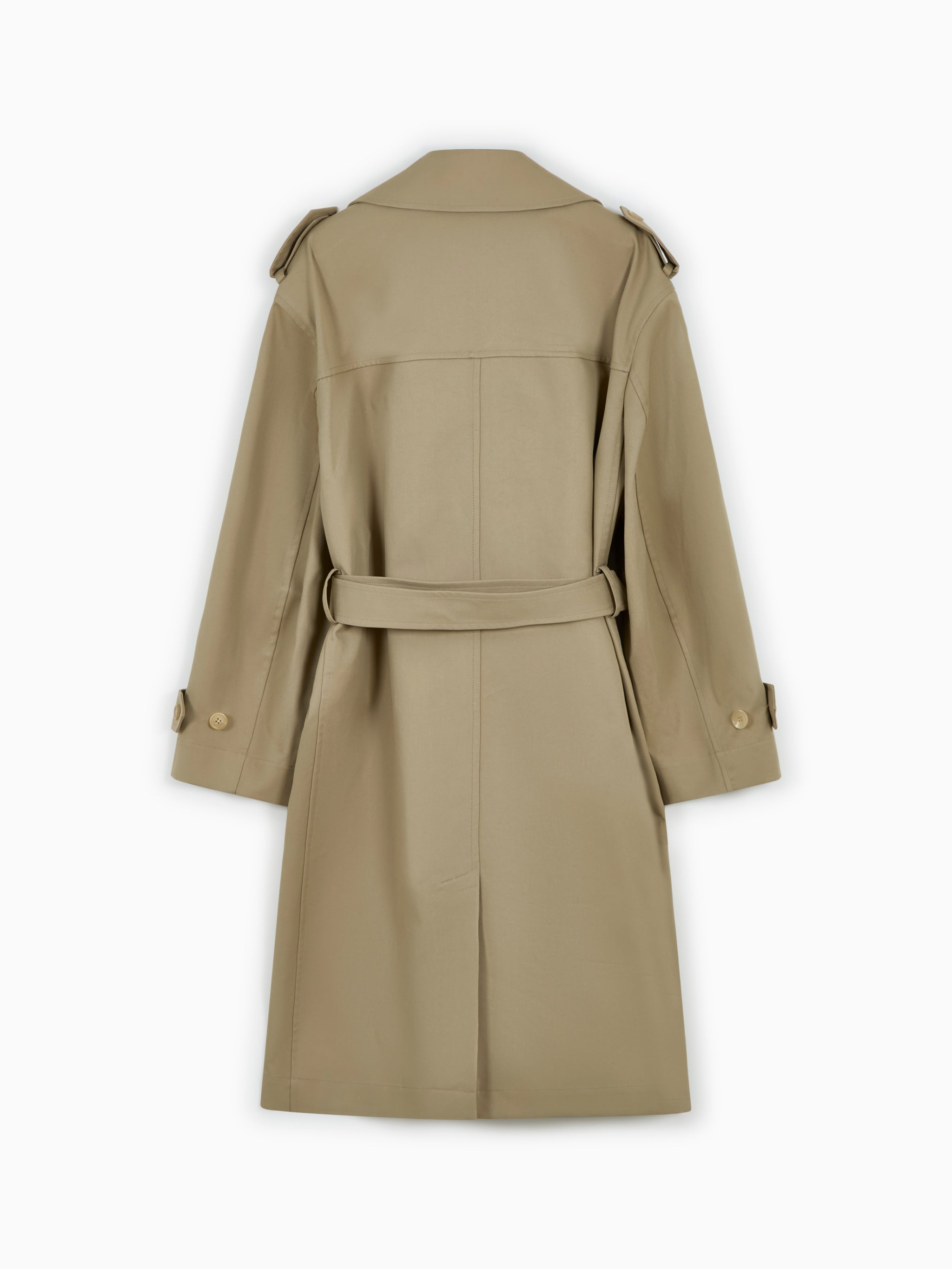Gabardina de doble botonadura