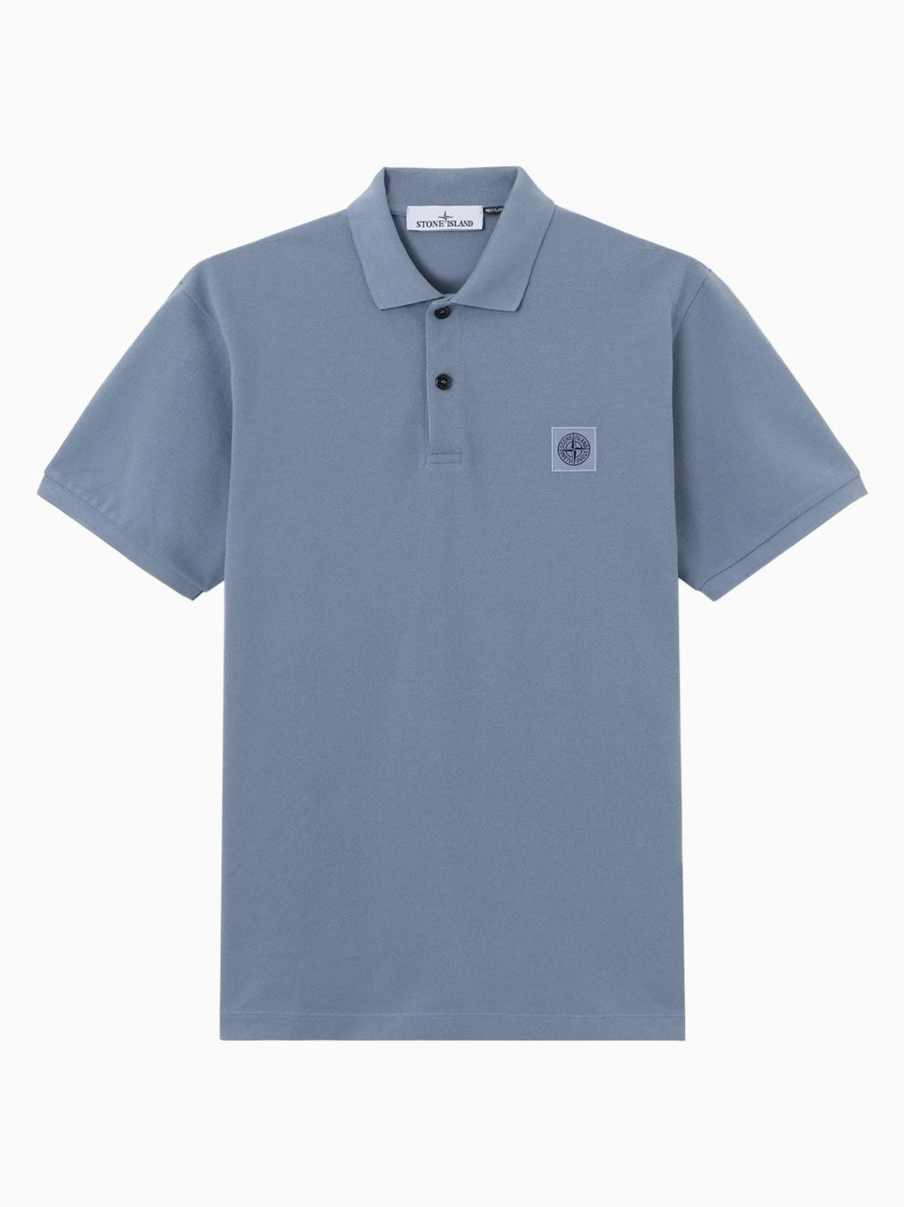 Compass patch polo shirt