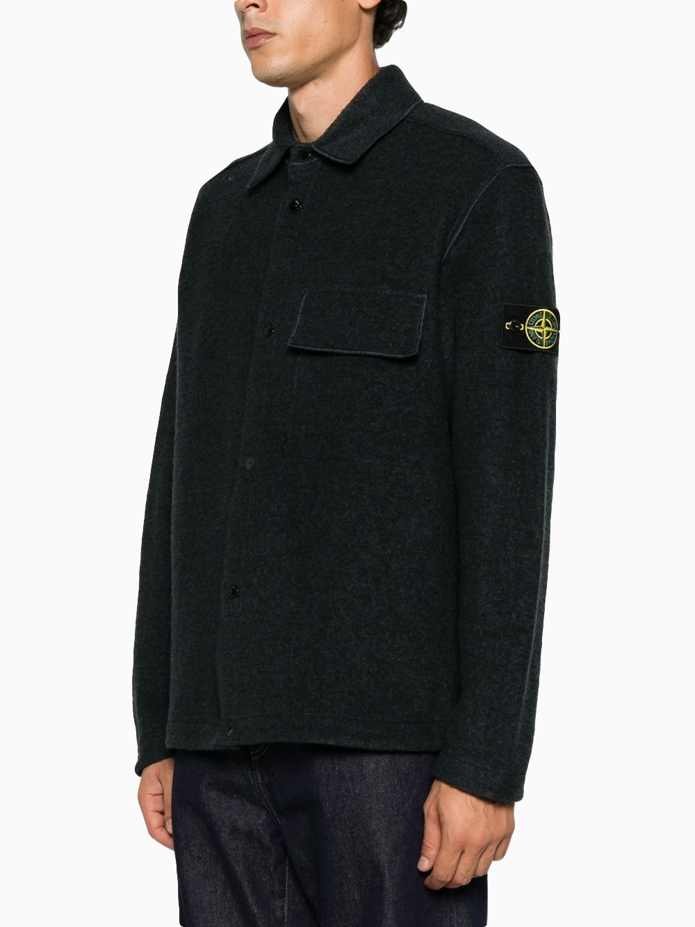 Wool overshirt
