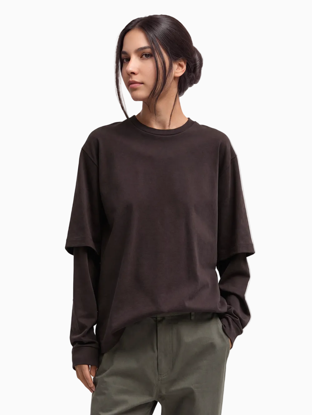 Camiseta doble capa