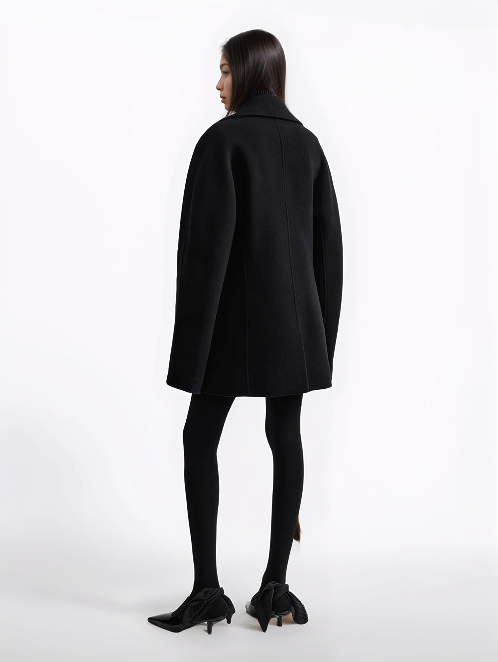 Rounded peacoat