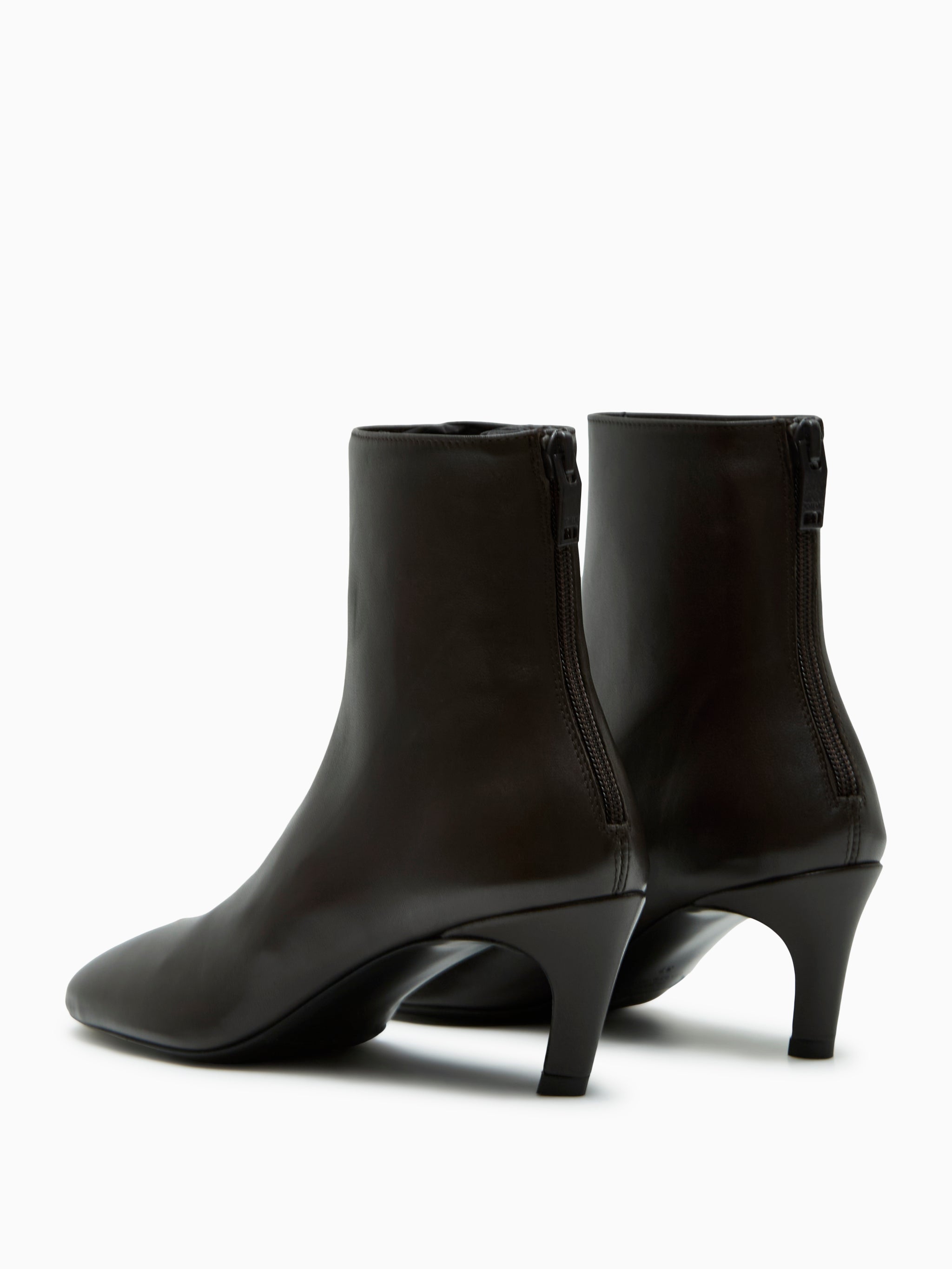 Soft nappa ankle boots