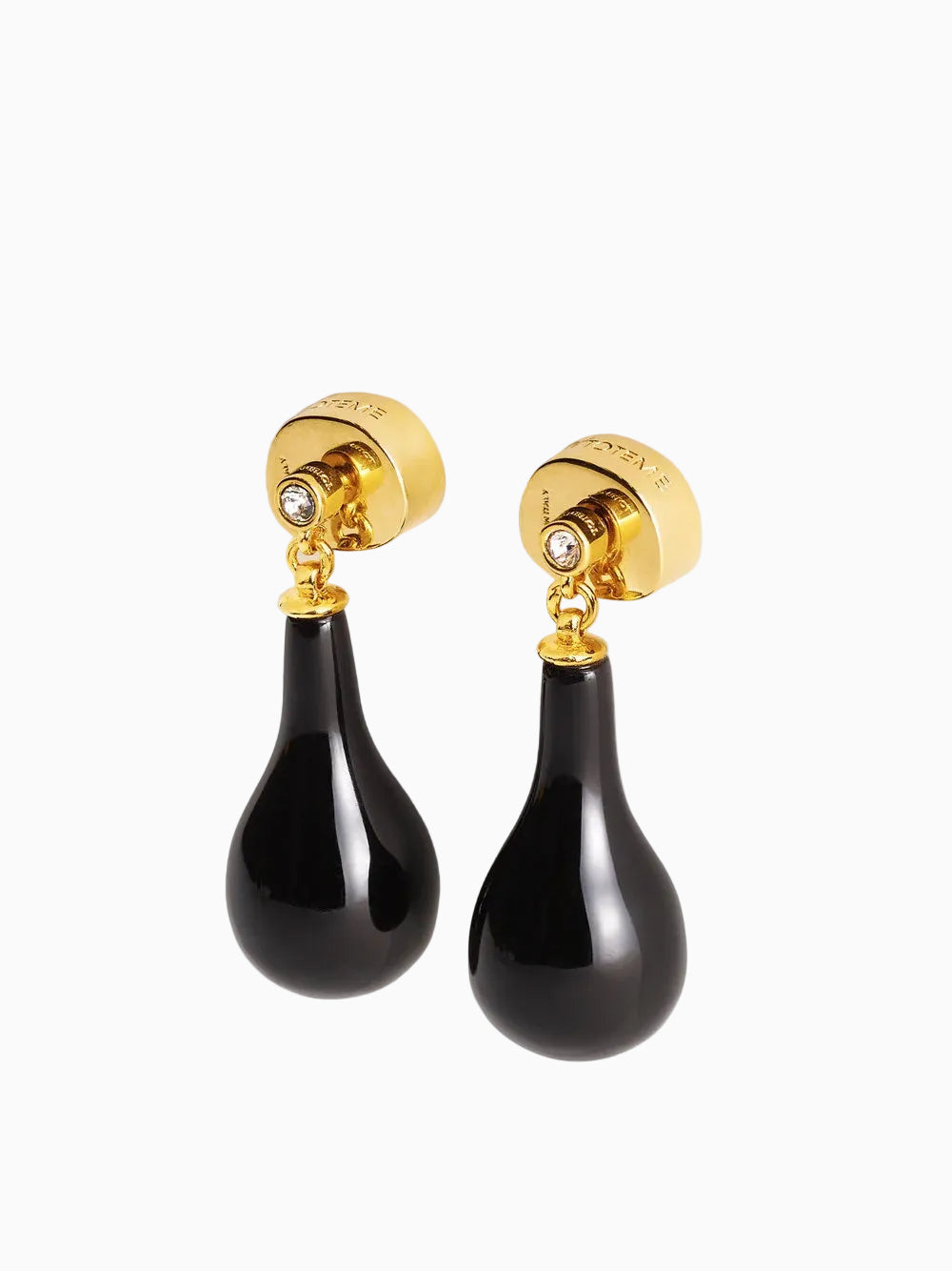 Pendientes drops onyx
