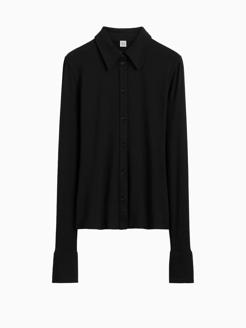 Camisa entallada de punto