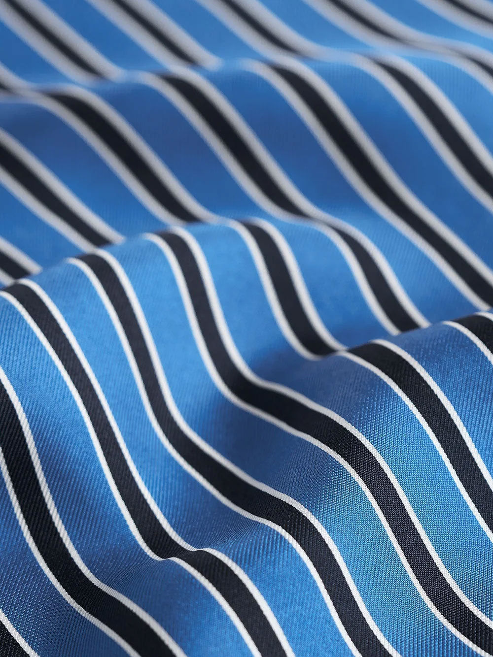 Striped silk scarf