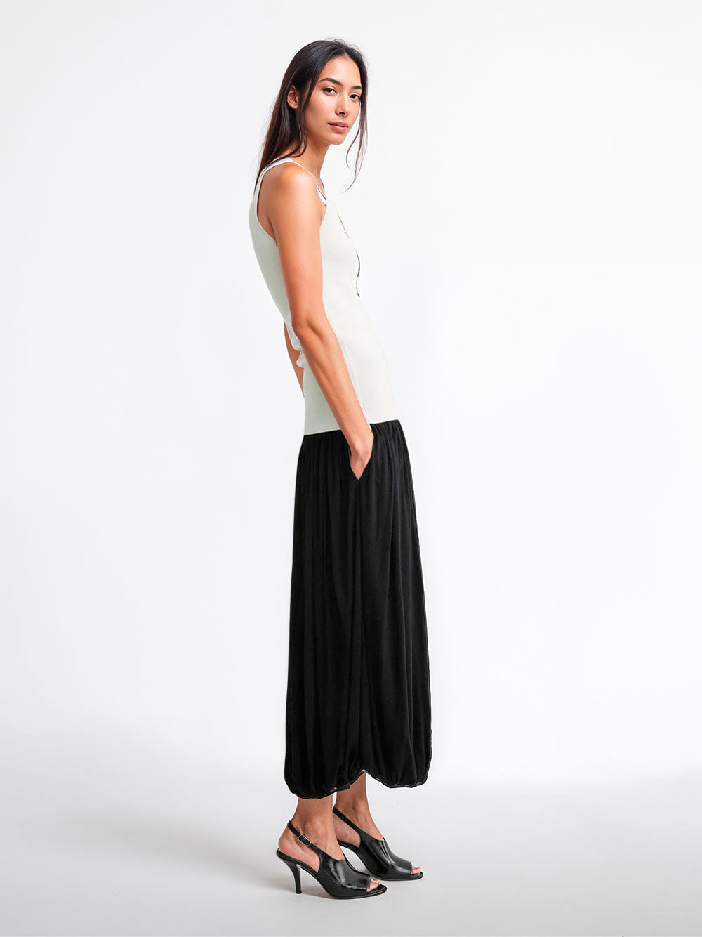 Soft gathered skirt