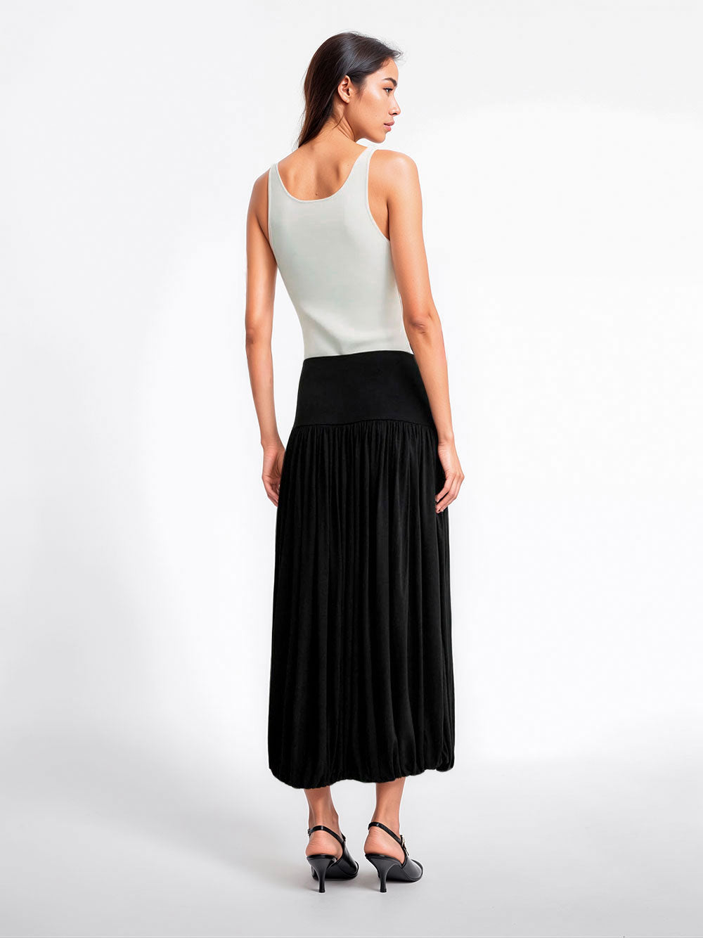 Soft gathered skirt