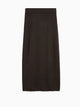 Long knit skirt