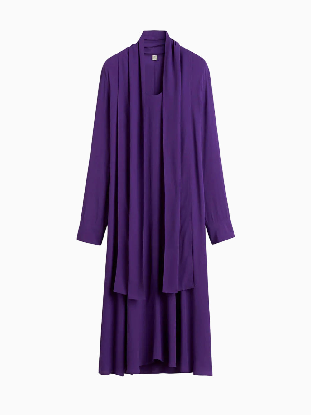 Rounded neckline dress