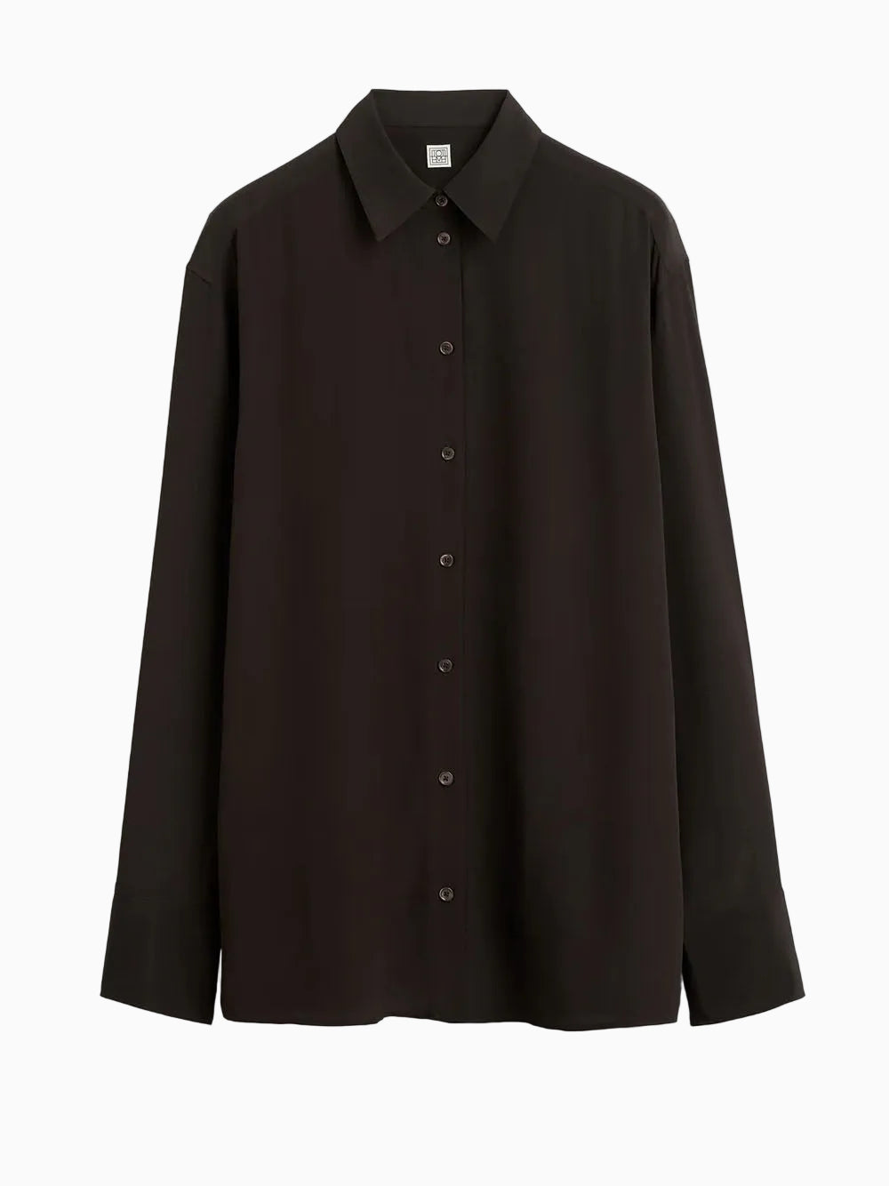 Silk crepe shirt