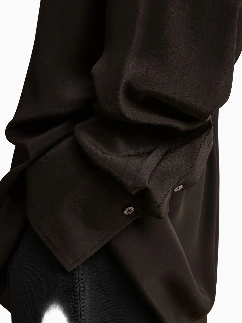 Silk crepe shirt
