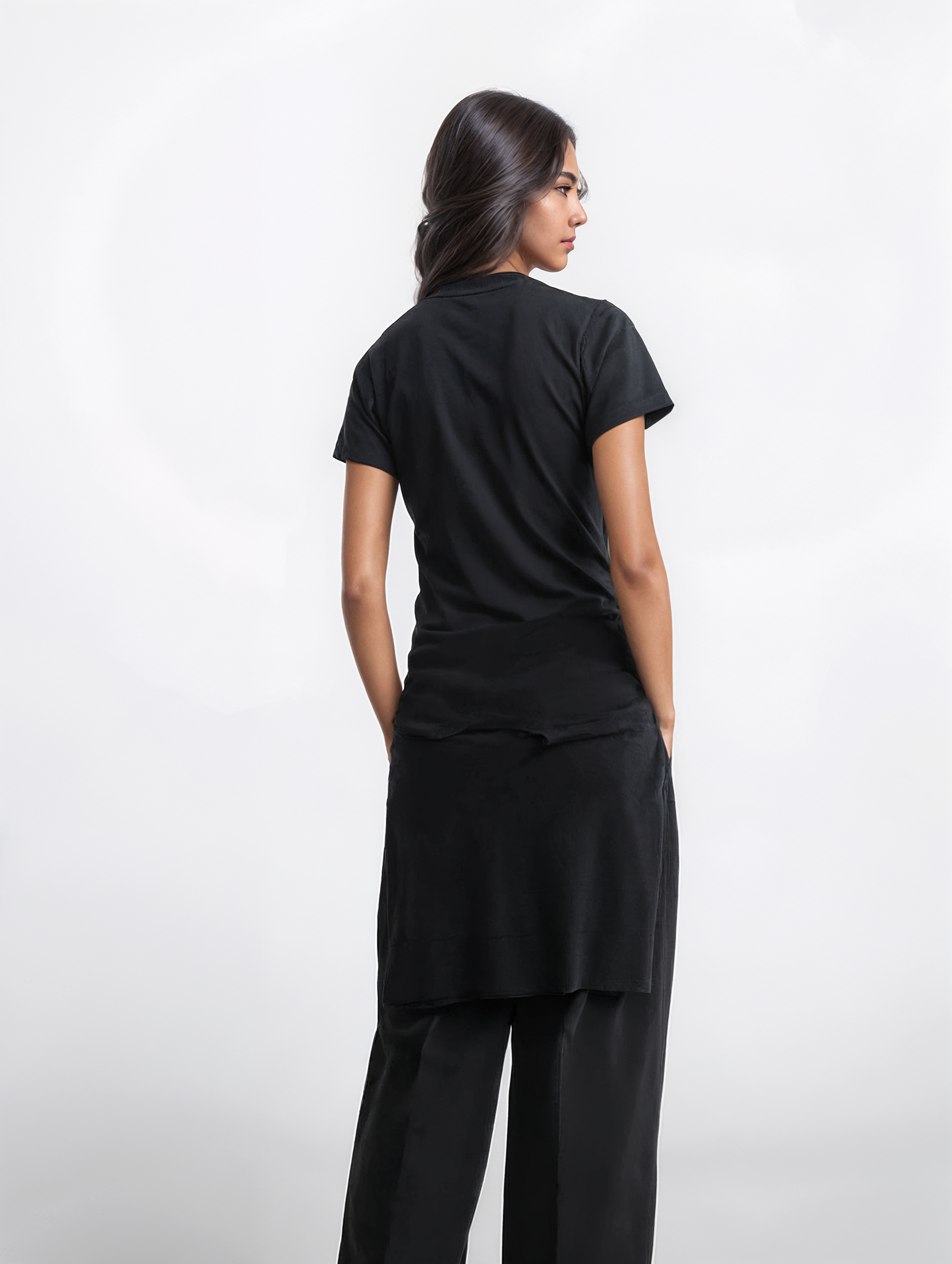 Camiseta escote V