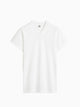 Wide-ribbed v-neck tee