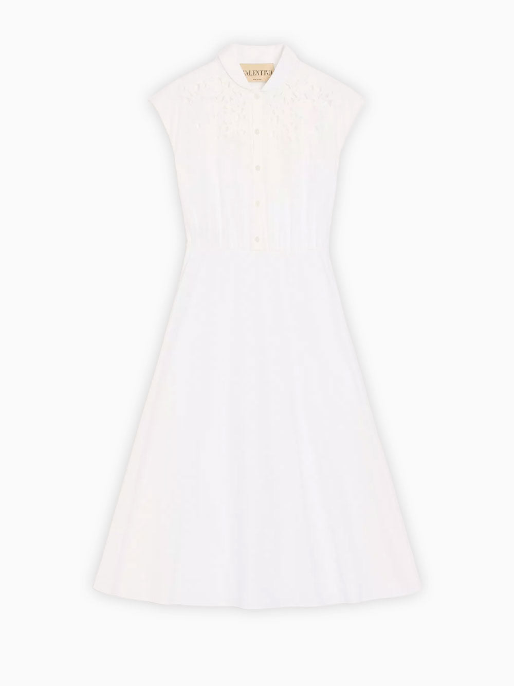 Vestido midi bordado