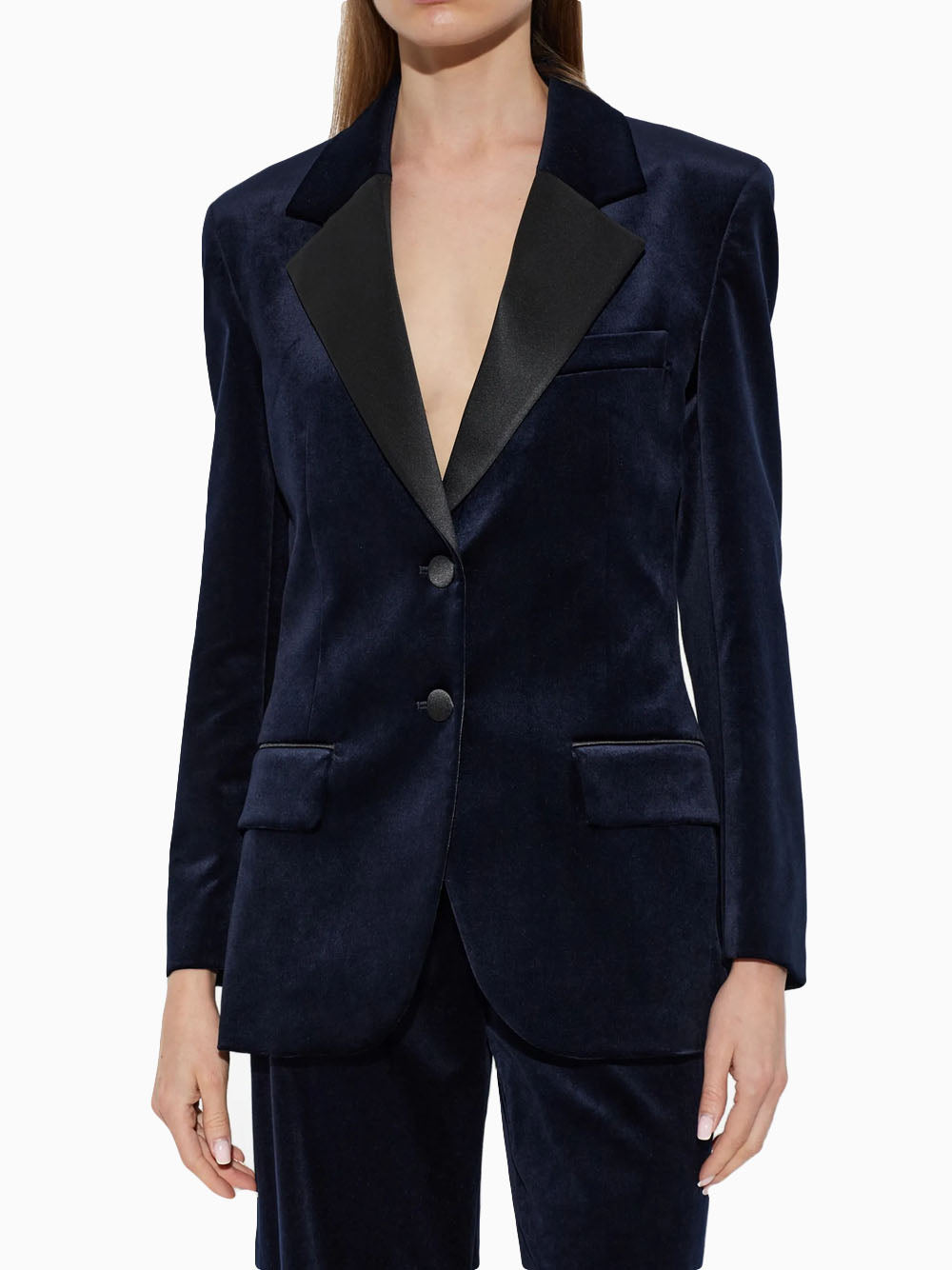 Velvet tailored jacket