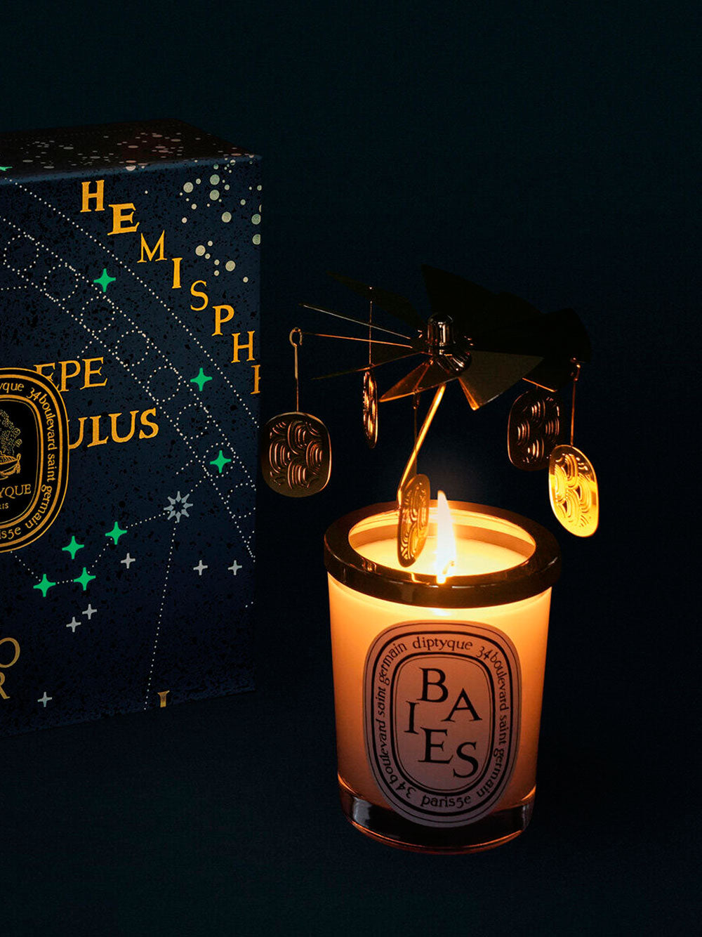 Carousel Set with Baies 190g Candle - Ltd. Edition | DIPTYQUE |  OTTODISANPIETRO