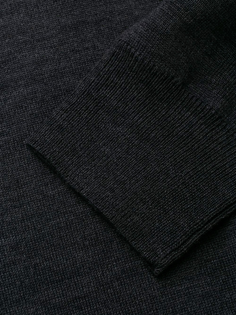 Zip-front long-sleeve cardigan