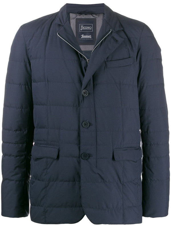 Buttoned up padded jacket