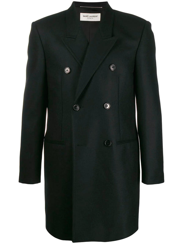 Double-breasted tailored coat