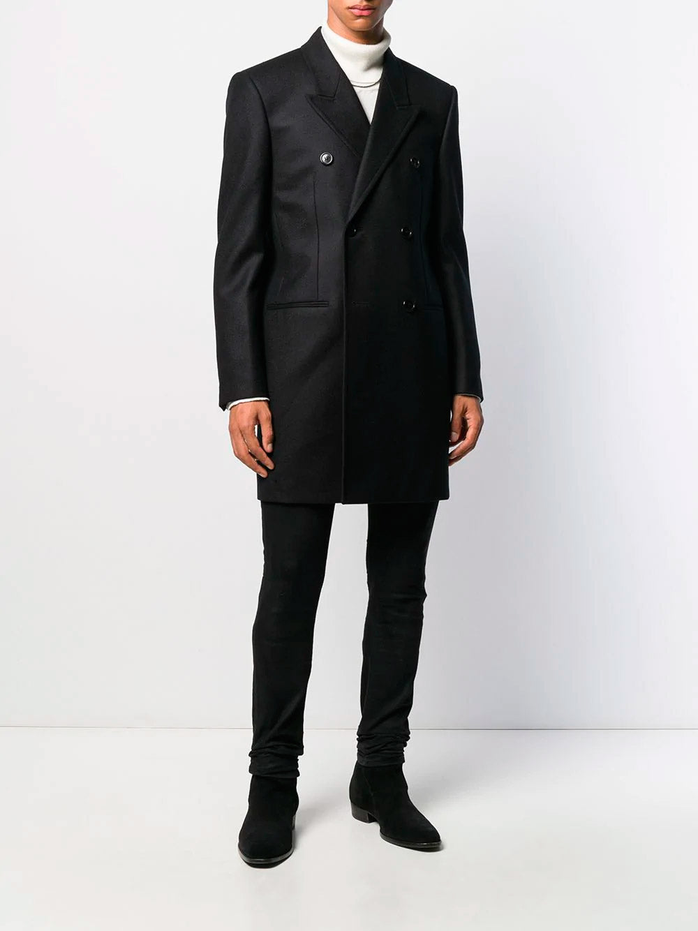Double-breasted tailored coat