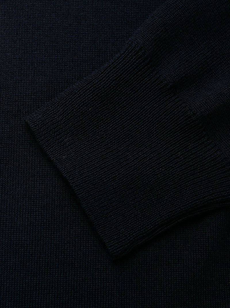 Long-sleeve zip-front cardigan