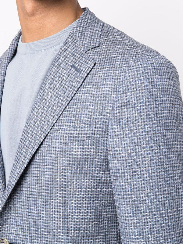Single-breasted fitted blazer