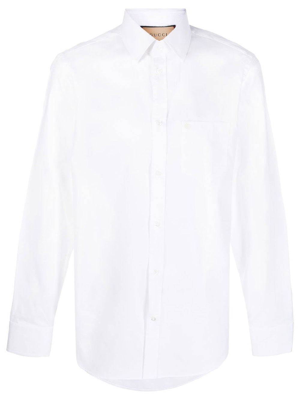Chest pocket button-up shirt
