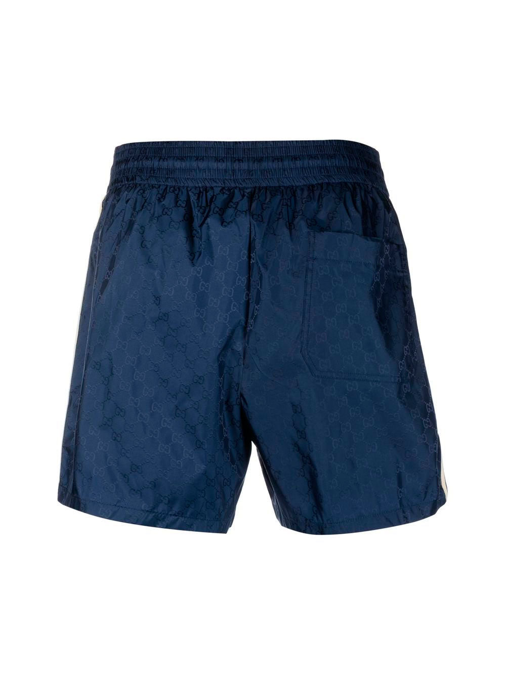 GG-jacquard elasticated swim shorts