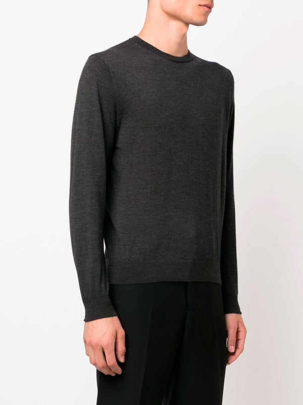 Cashmere-wool knit jumper