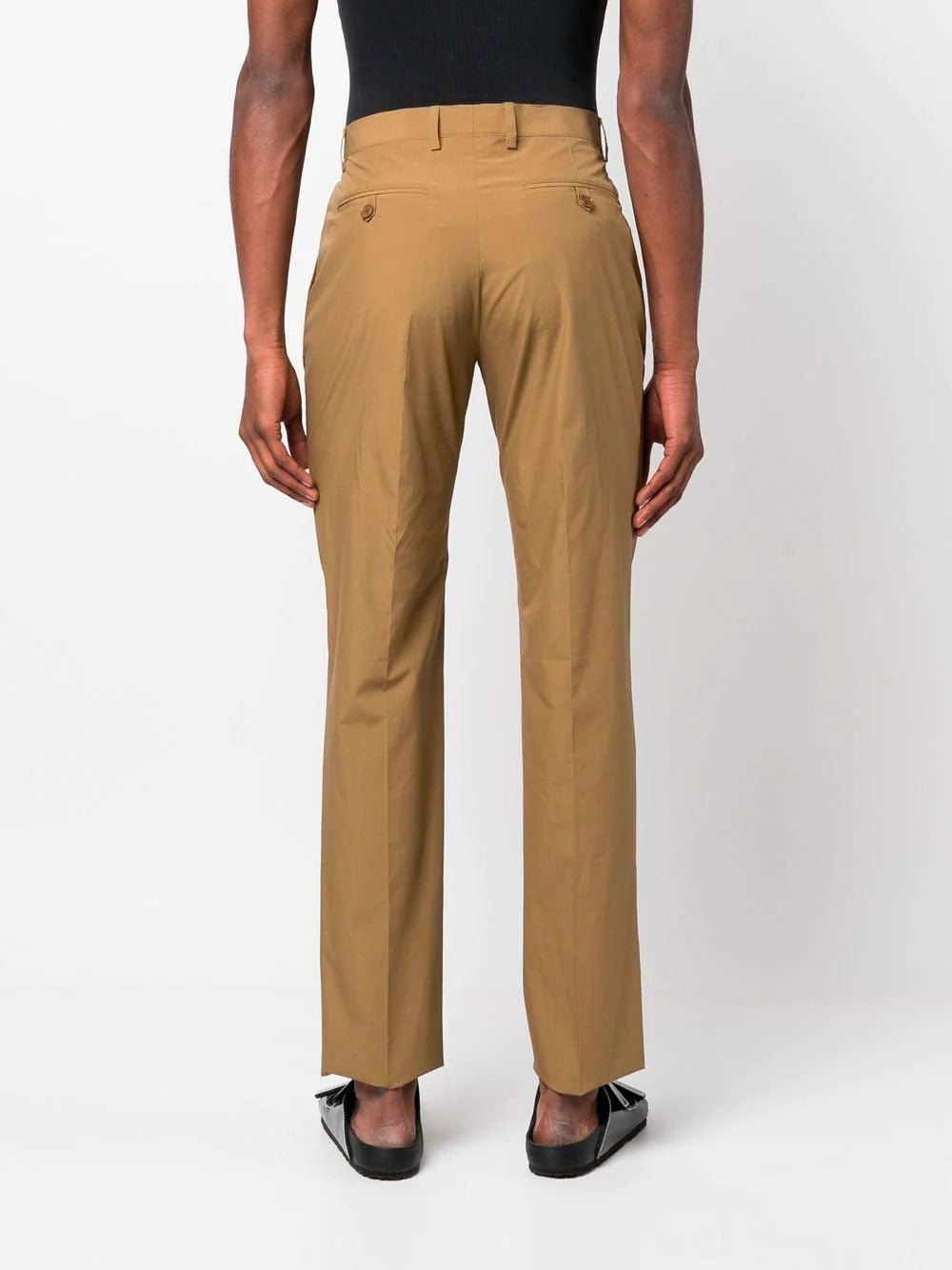 Tailored cotton trousers
