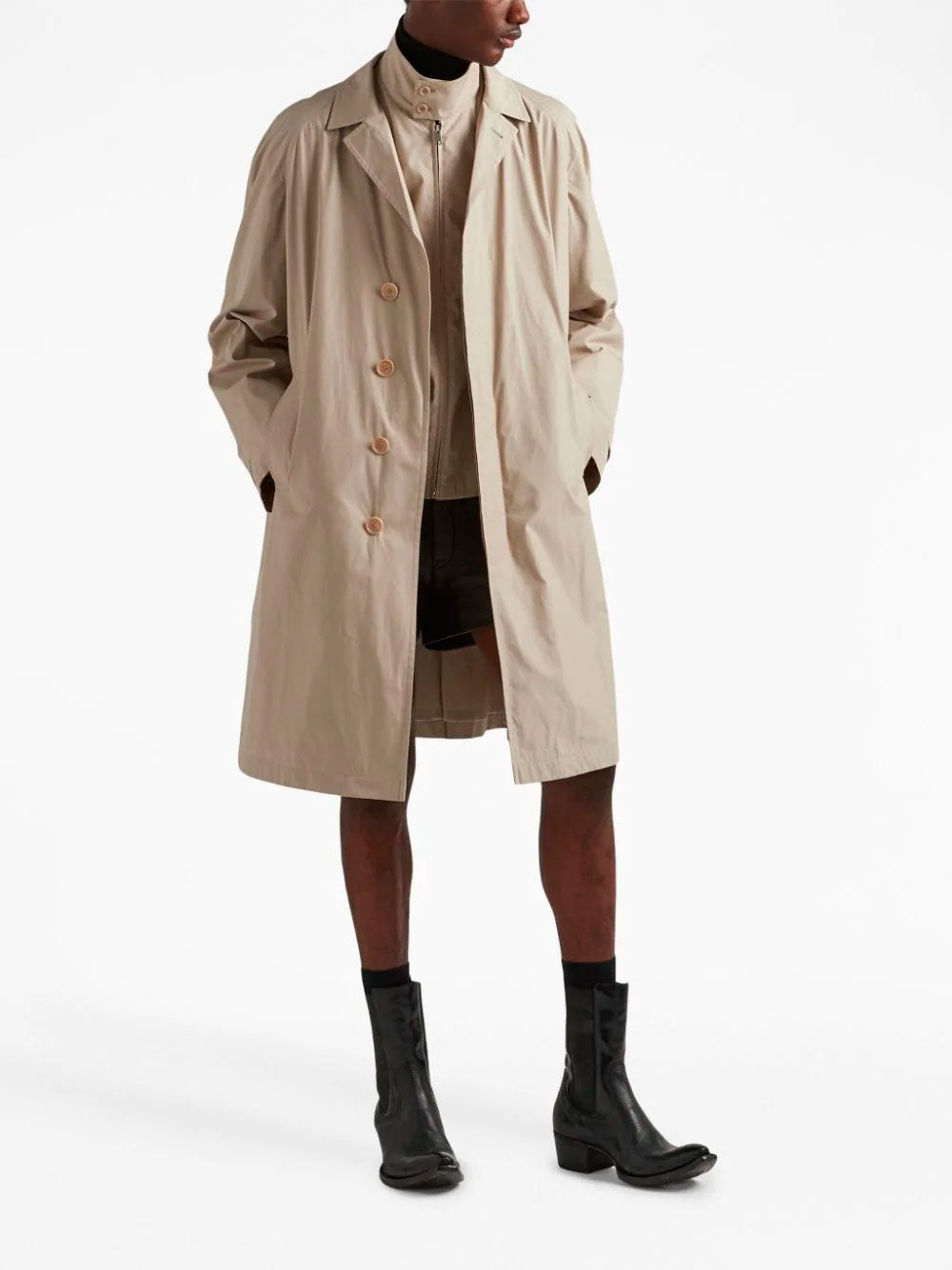 Prada trench coat mens online