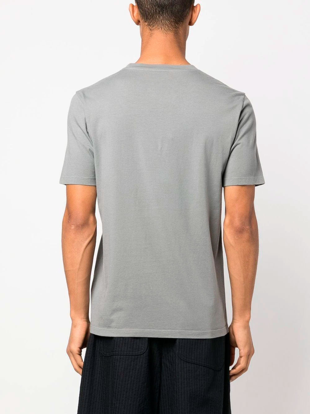 Camiseta de algodón de cuatro costuras