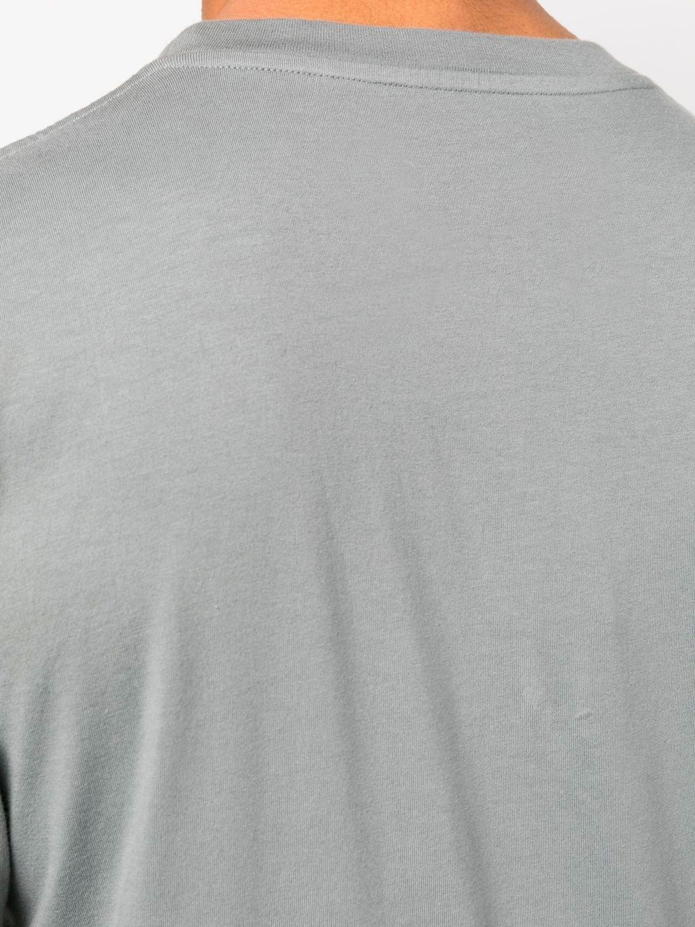 Camiseta de algodón de cuatro costuras
