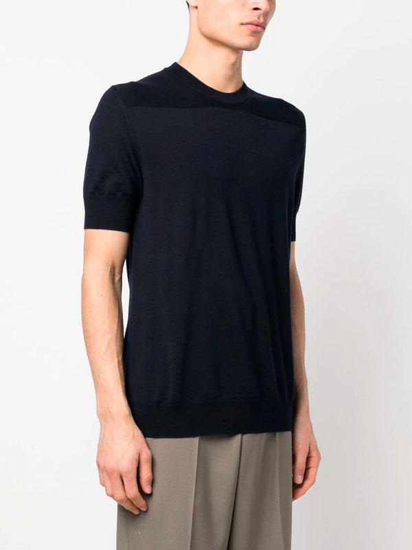 Wool short-sleeve t-shirt