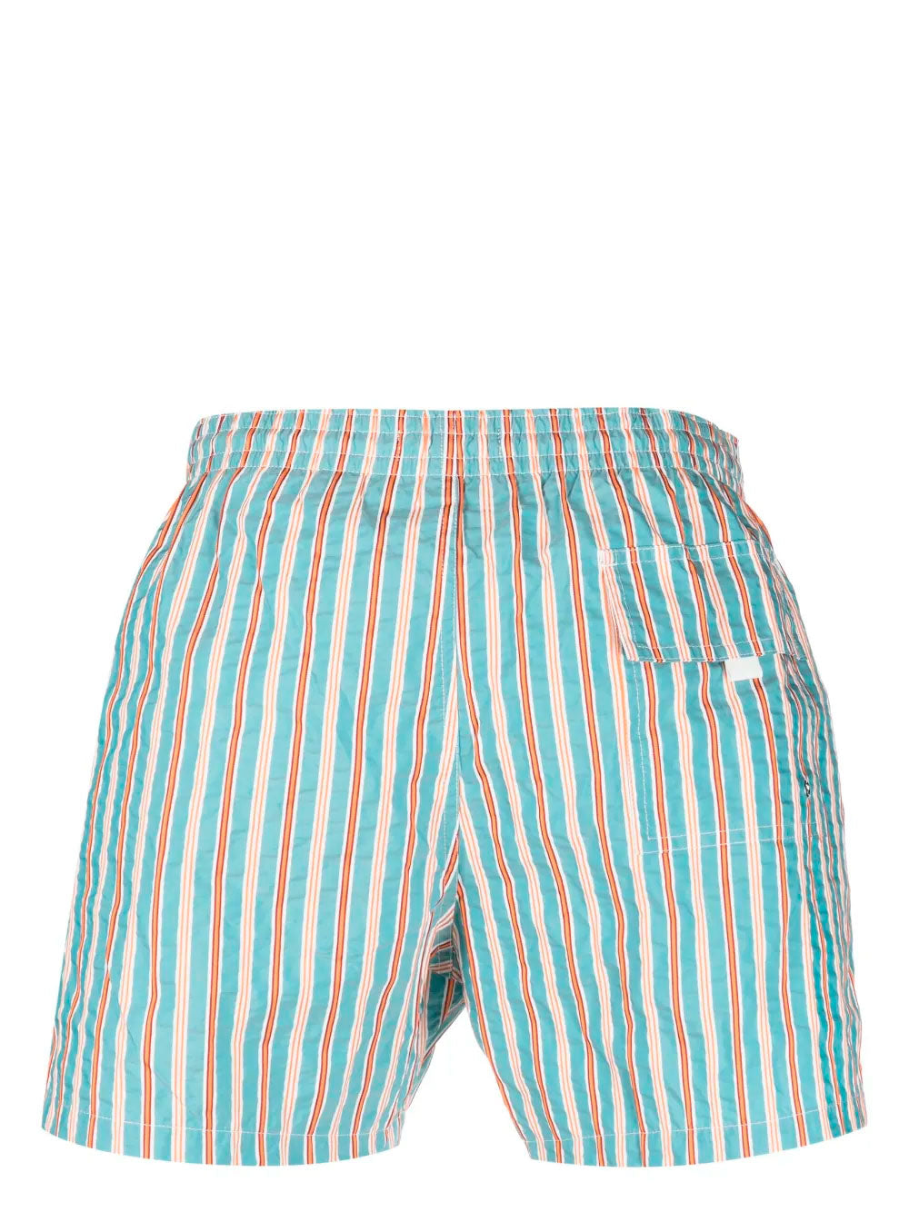 Striped swimming shorts