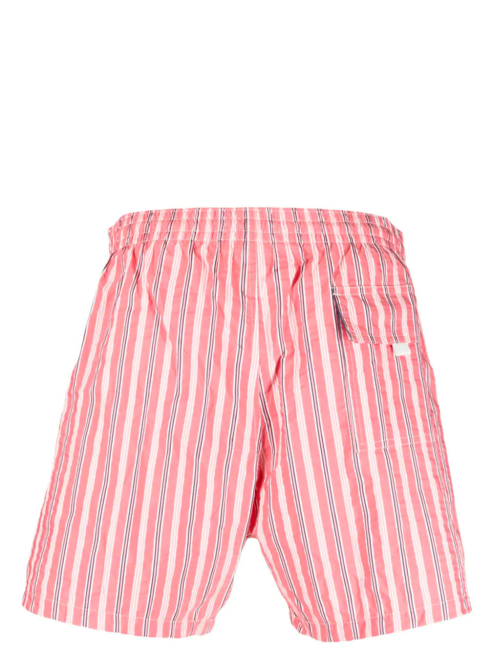 Stripe-print swim shorts