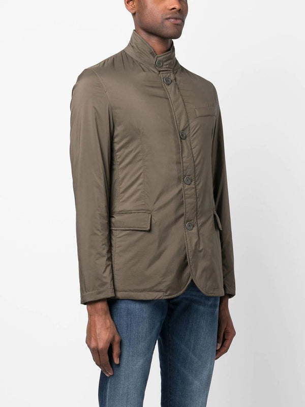 Buttoned-up padded jacket