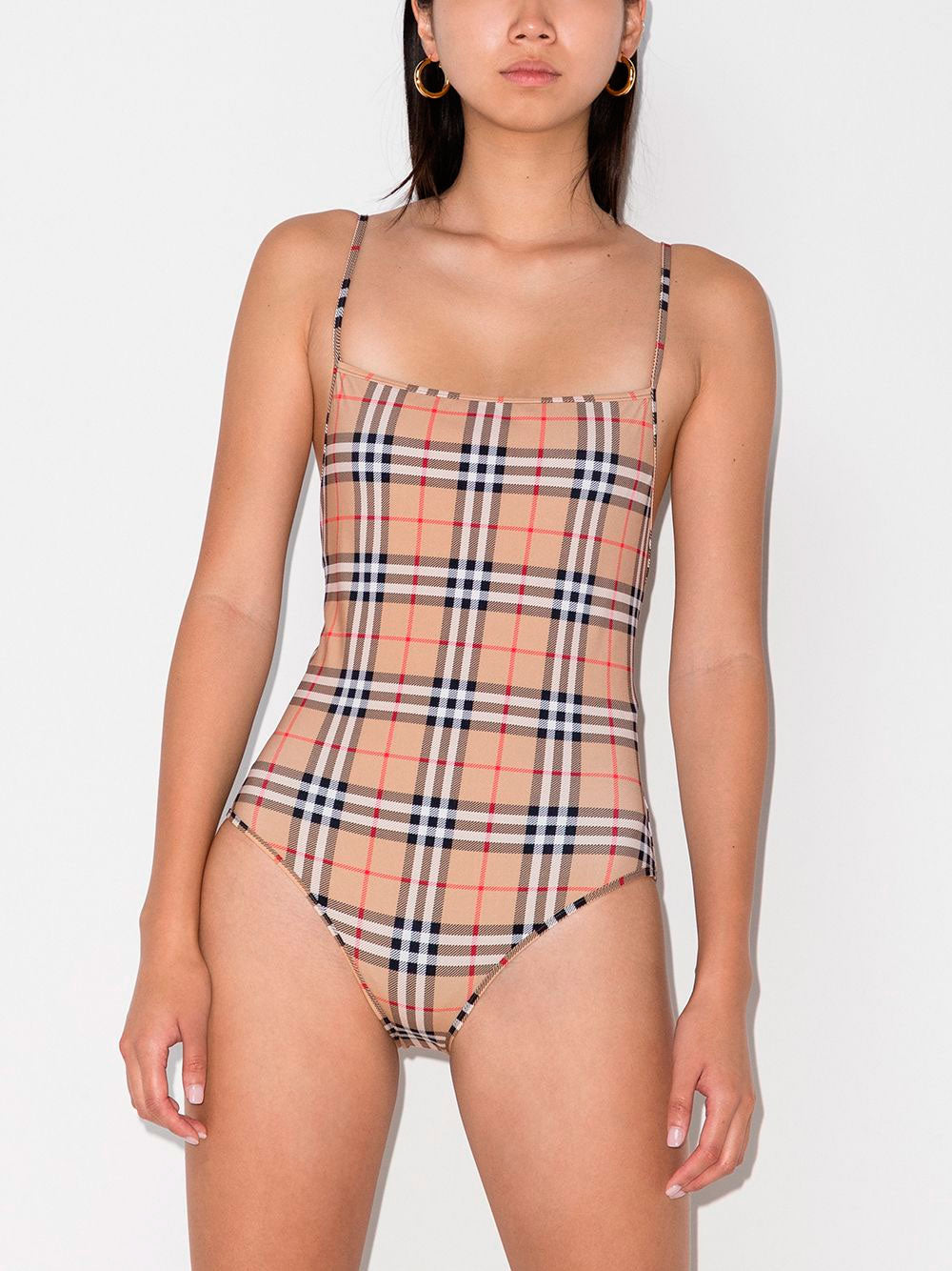 Burberry vintage check swimsuit sales
