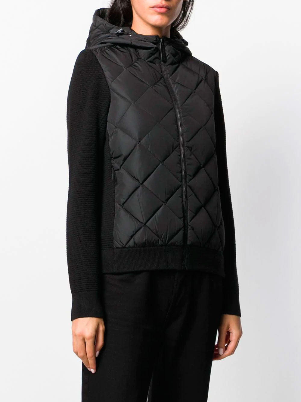 Canada goose hybridge quilted and knit jacket best sale