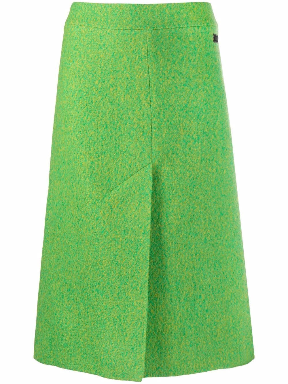 Midi skirt in recycled wool