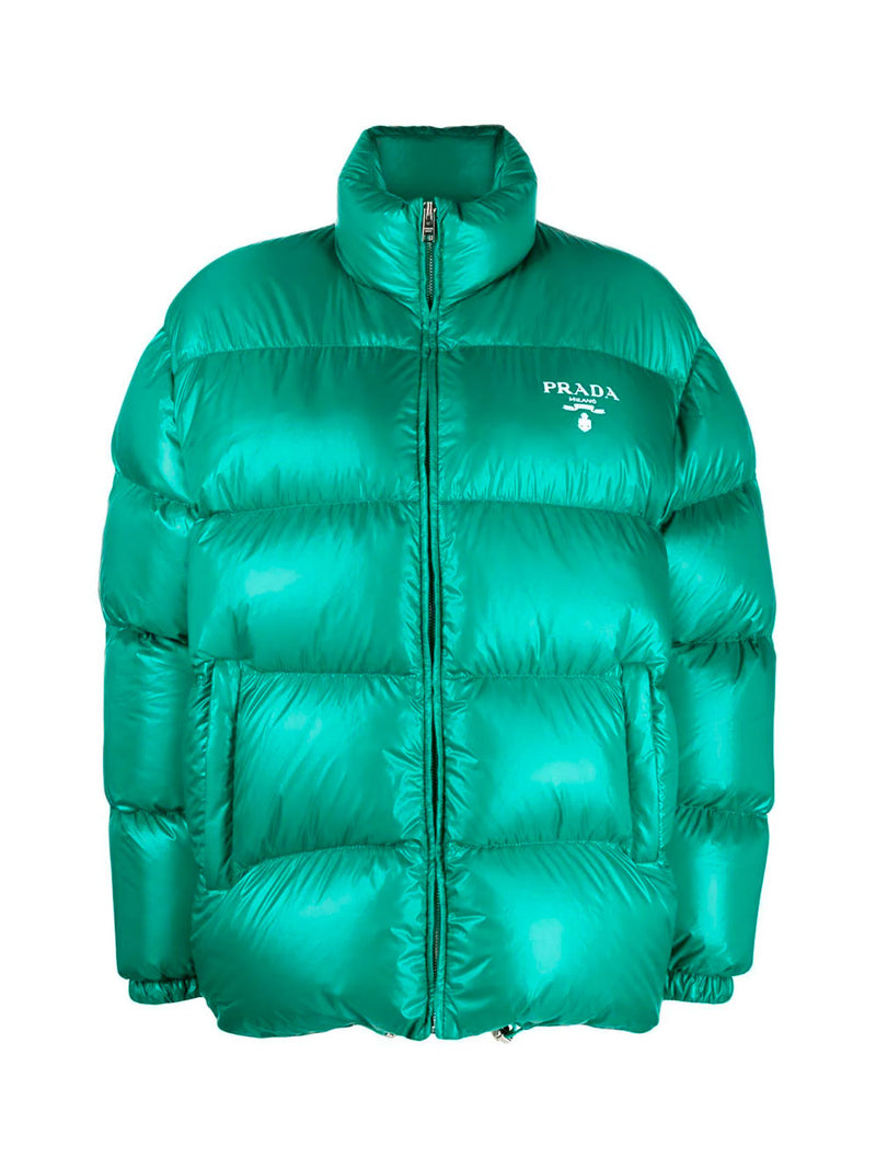 Recycled polyester puffer jacket