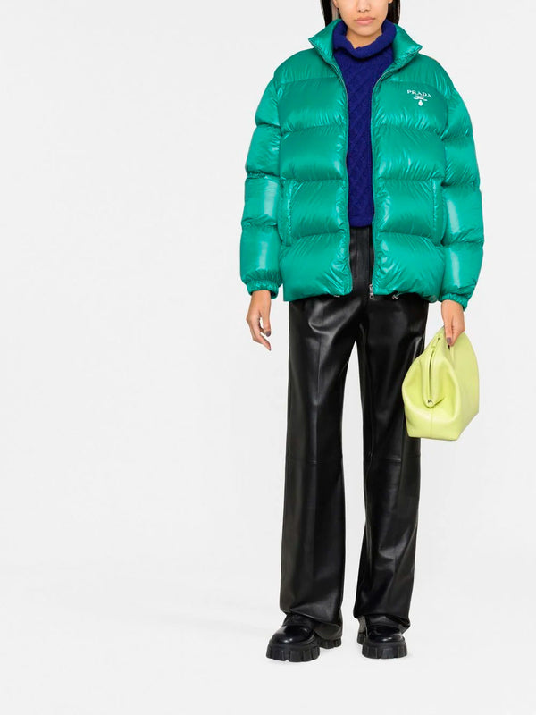 Recycled polyester puffer jacket