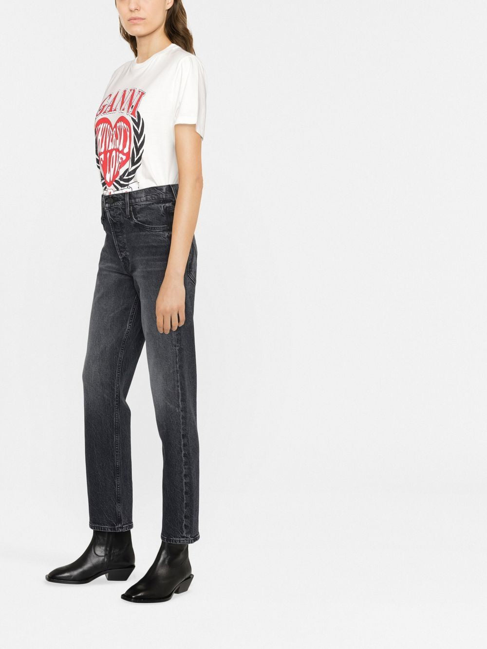 The Tom-Kat high-rise straight-leg jeans
