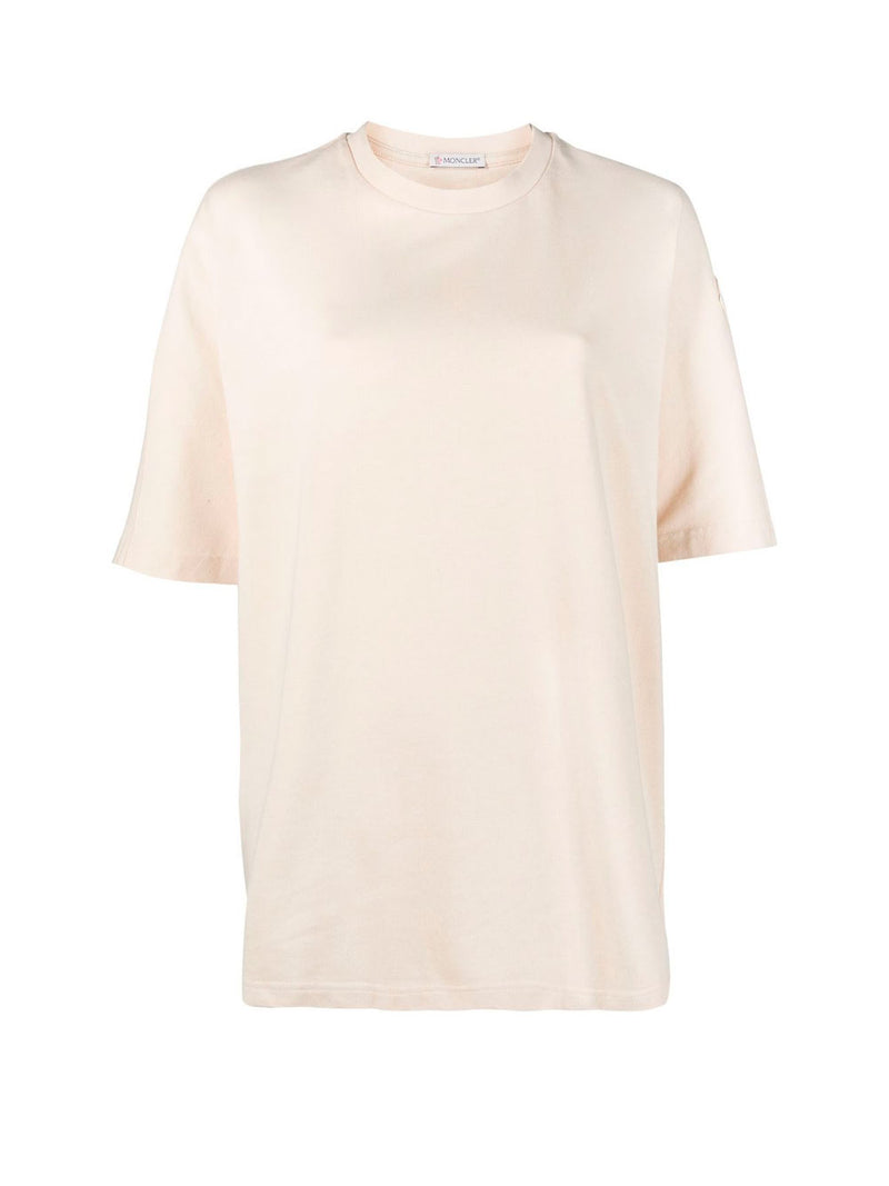 Camiseta Moncler de algodón beige