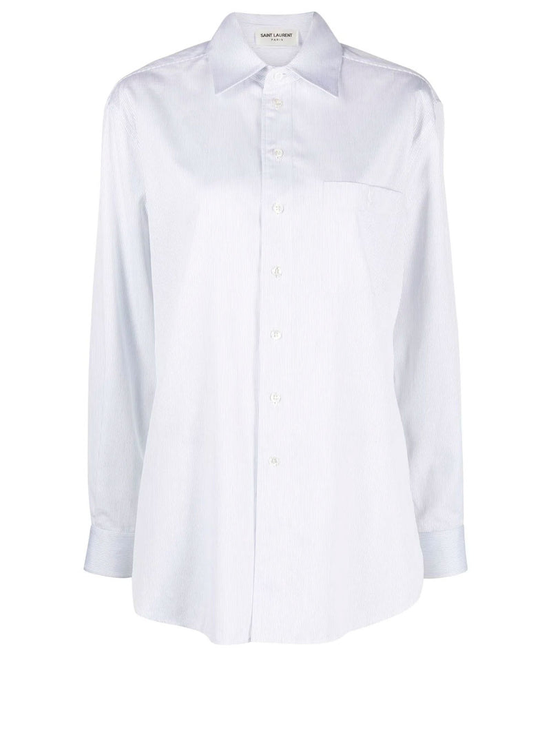 Long-sleeve button-down shirt
