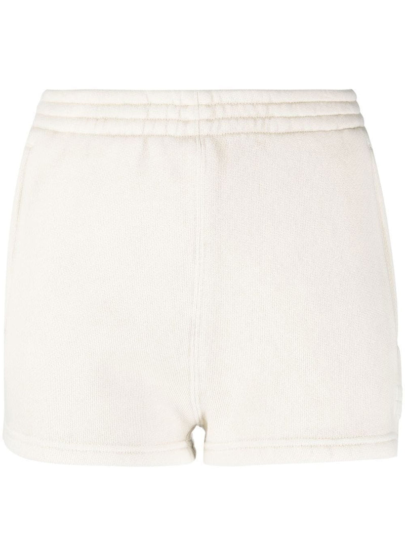 Cotton-blend mini shorts